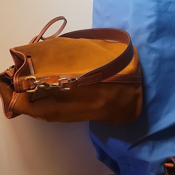 Dooney & Bourke Suede Bucket Bag - Picture 3 of 7